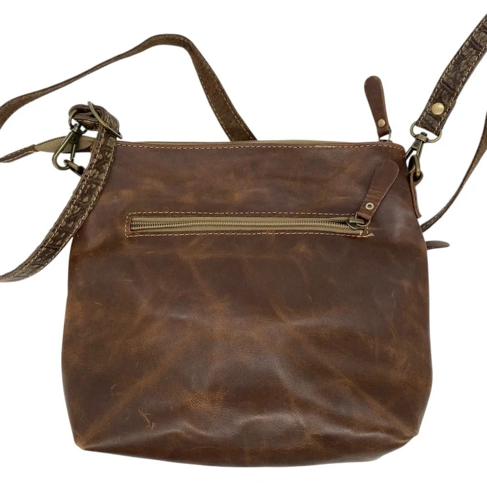 Myra Cowhide Hair On Leather Shoulder Bag